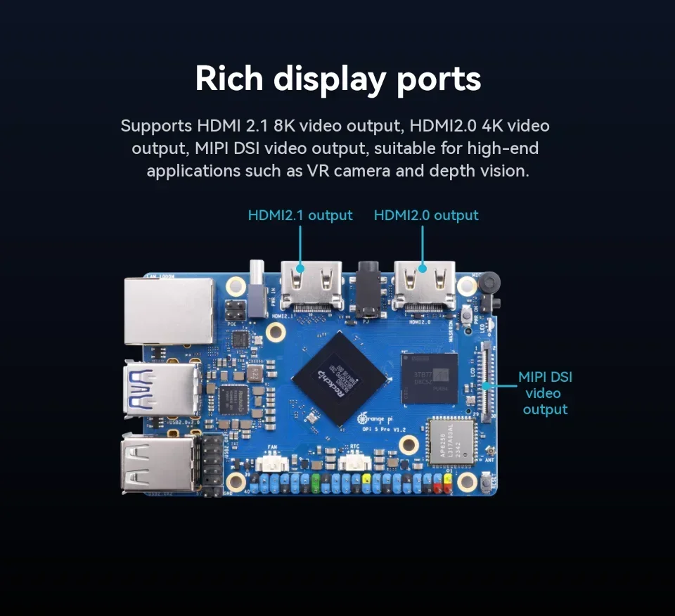 Orange Pi 5 Pro 6GB / 8GB /16G - огляд і ціна Orange Pi 5 Plus 16Gb